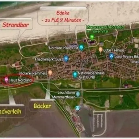Lägenhet Sonnenduene Juist  Ferienwohnung Mit Balkon & Duenenblick *